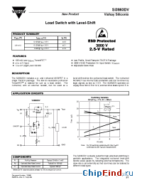 Datasheet SI3863DV manufacturer Vishay